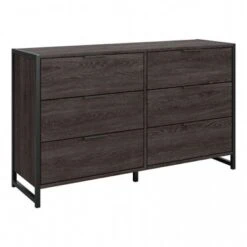 Atria 6 Drawer Dresser By Bush Furniture - Platinum Gray -Kathy Ireland eefc5690 0b3d 4bdd 9577 876d12b3eae1