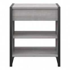 Atria Small Nightstand With Drawer And Shelves By Bush Furniture - Modern Hickory 40 Atria Small Nightstand With Drawer And Shelves By Bush Furniture - Modern Hickory -Kathy Ireland f1141479 7d76 4c43 8fcb 9cff57ea48b5