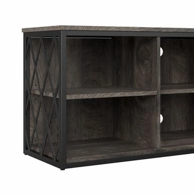 City Park Industrial TV Stand For 70 Inch TV By Kathy Ireland Home - Dark Gray Hickory 22 City Park Industrial TV Stand For 70 Inch TV By Kathy Ireland Home - Dark Gray Hickory - Image 20