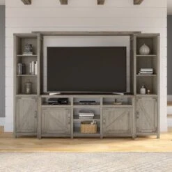 Cottage Grove Tall Narrow 5 Shelf Bookcase With Door By Bush Furniture - Restored Gray 24 Cottage Grove Tall Narrow 5 Shelf Bookcase With Door By Bush Furniture - Restored Gray -Kathy Ireland fc150b5c c15e 423e 9cfd 052c9c6a60d3