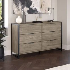 Atria 6 Drawer Dresser By Bush Furniture - Charcoal Gray 35 Atria 6 Drawer Dresser By Bush Furniture - Charcoal Gray -Kathy Ireland fd22fcf1 7a73 4b95 babc 8d25845e3a88