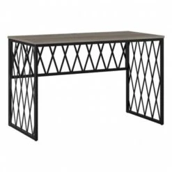 City Park 48W Industrial Writing Desk By Kathy Ireland Home - Dark Gray Hickory -Kathy Ireland fda9e154 06c8 4769 a256 d751cb9b2390
