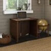 Kathy Ireland® Home By Bush Furniture Volcano Dusk 34W Desk, Coastal Cherry (ALA001CC)