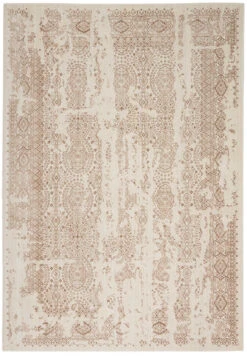 Kathy Ireland Silver Screen Ki344 Ivory - Mocha Area Rug
