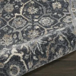 Kathy Ireland Moroccan Celebration KI385 Navy Area Rug -Kathy Ireland resize 123