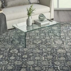 Kathy Ireland Moroccan Celebration KI385 Navy Area Rug -Kathy Ireland resize 125