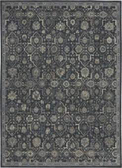Kathy Ireland Moroccan Celebration KI385 Navy Area Rug -Kathy Ireland resize 127