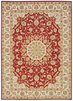 Kathy Ireland Babylon Bab02 Red Area Rug Clearance