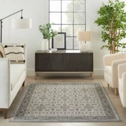 Kathy Ireland Grand Villa KI83 Grey Area Rug
