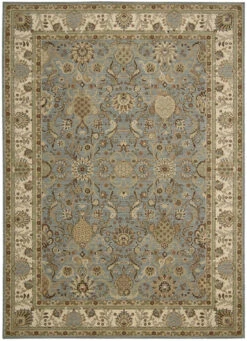 Kathy Ireland Ki06 Lumiere Stateroom Ki602 Slate Blue Area Rug Clearance