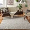 Kathy Ireland Sahara KI390 Ivory - Platinum Area Rug