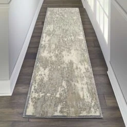 Kathy Ireland Sahara KI392 Ivory - Silver Area Rug -Kathy Ireland resize 198