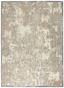 Kathy Ireland Sahara KI392 Ivory - Silver Area Rug -Kathy Ireland resize 200