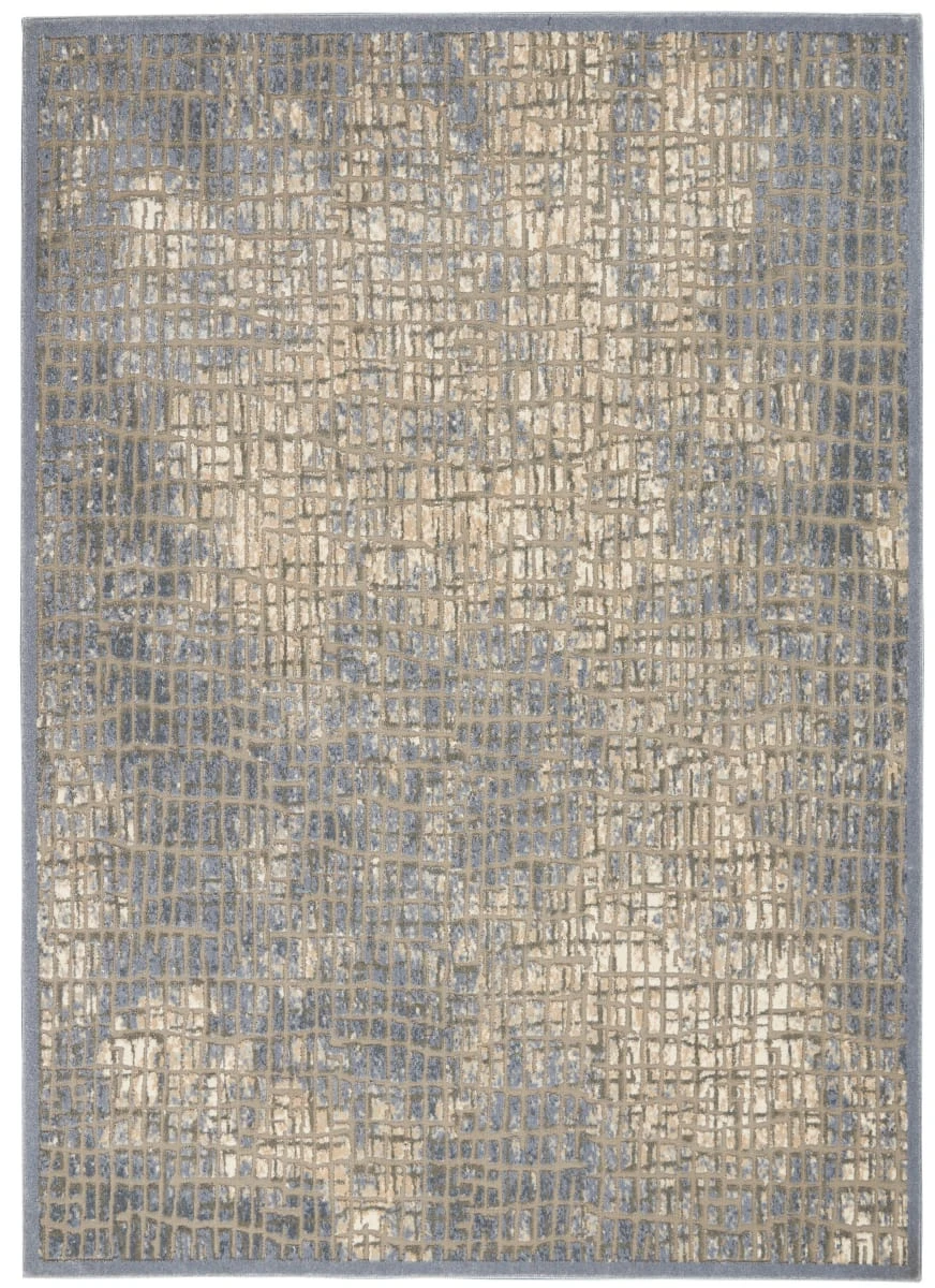 Kathy Ireland Sahara KI395 Blue - Grey Area Rug 8 Kathy Ireland Sahara KI395 Blue - Grey Area Rug - Image 6