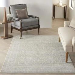 Kathy Ireland Malta MAI18 Beige - Grey Area Rug