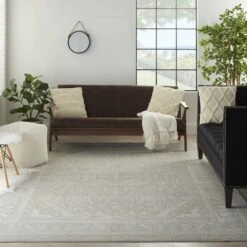 Kathy Ireland Malta MAI18 Beige - Grey Area Rug -Kathy Ireland resize 236