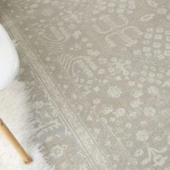 Kathy Ireland Malta MAI18 Beige - Grey Area Rug -Kathy Ireland resize 237