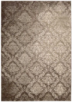 Kathy Ireland Ki02 Santa Barbara Royal Shimmer Ki201 Beige - Brown Area Rug Clearance
