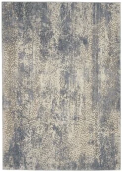 Kathy Ireland Sahara KI391 Ivory - Slate Area Rug -Kathy Ireland resize 246