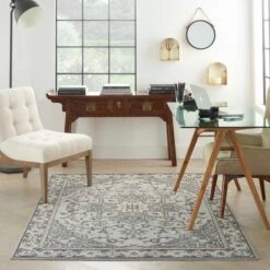 Kathy Ireland Grand Villa KI80 Grey Area Rug