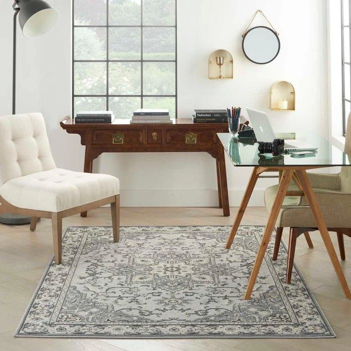 Kathy Ireland Grand Villa KI80 Grey Area Rug 3 Kathy Ireland Grand Villa KI80 Grey Area Rug