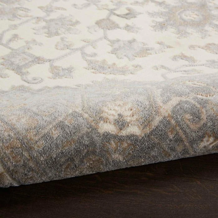 Kathy Ireland Grand Villa KI80 Light Grey Area Rug 6 Kathy Ireland Grand Villa KI80 Light Grey Area Rug - Image 4