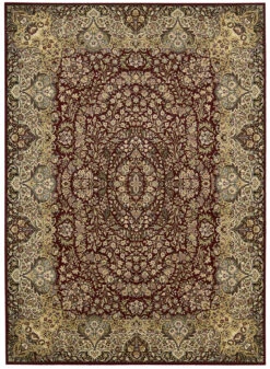 Kathy Ireland Ki11 Antiquities Ant05 Burgundy Area Rug Clearance