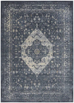 Kathy Ireland Malta Mai11 Navy Area Rug