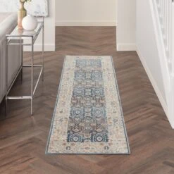 Kathy Ireland Malta MAI14 Blue - Grey Area Rug -Kathy Ireland resize 291