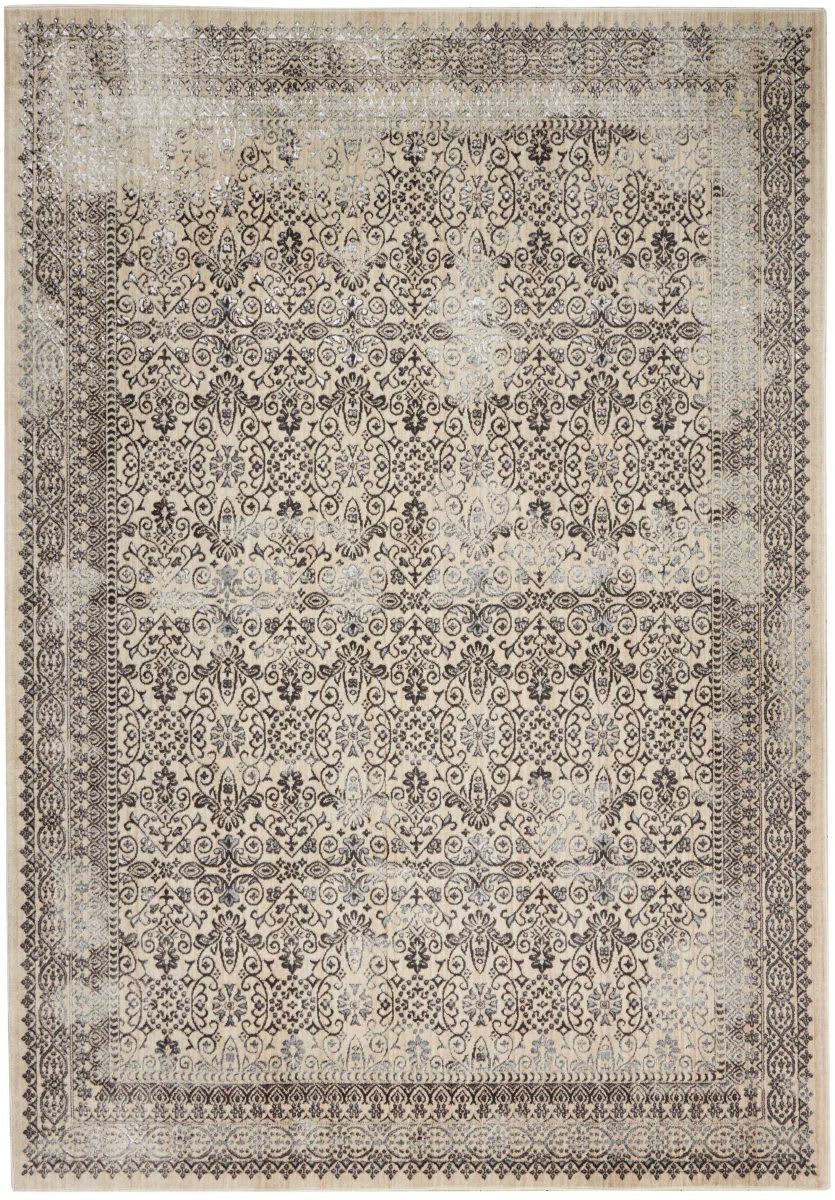 Kathy Ireland Silver Screen Ki342 Grey Area Rug 3 Kathy Ireland Silver Screen Ki342 Grey Area Rug