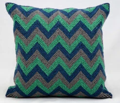 Kathy Ireland Pillows Z1101 Blue Grey