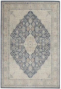 Kathy Ireland Malta MAI16 Blue - Grey Area Rug -Kathy Ireland resize 318