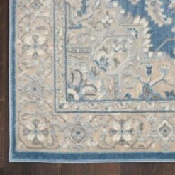 Kathy Ireland Grand Villa KI80 Blue Area Rug -Kathy Ireland resize 332