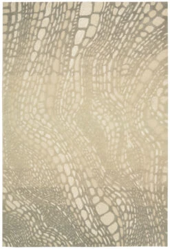 Kathy Ireland Ki04 Palisades Lava Flow Ki400 Light Olive Area Rug Clearance