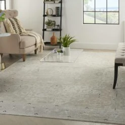 Kathy Ireland Malta MAI15 Ivory Area Rug -Kathy Ireland resize 341