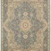 Kathy Ireland Ki11 Antiquities Ant06 Slate Blue Area Rug Clearance