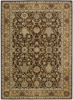 Kathy Ireland Ki06 Lumiere Stateroom Ki602 Espresso Area Rug Clearance