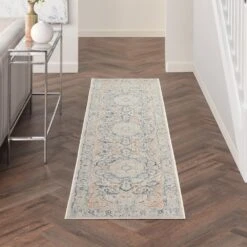 Kathy Ireland Malta MAI15 Ivory - Grey Area Rug -Kathy Ireland resize 385