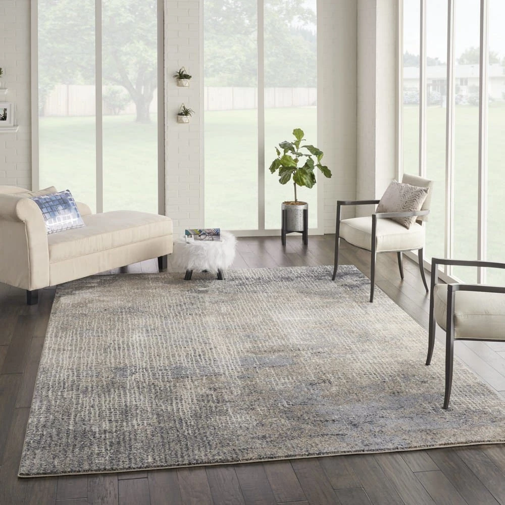 Kathy Ireland Moroccan Celebration KI383 Ivory - Grey Area Rug 5 Kathy Ireland Moroccan Celebration KI383 Ivory - Grey Area Rug - Image 3