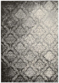 Kathy Ireland Ki02 Santa Barbara Royal Shimmer Ki201 Grey Area Rug Clearance