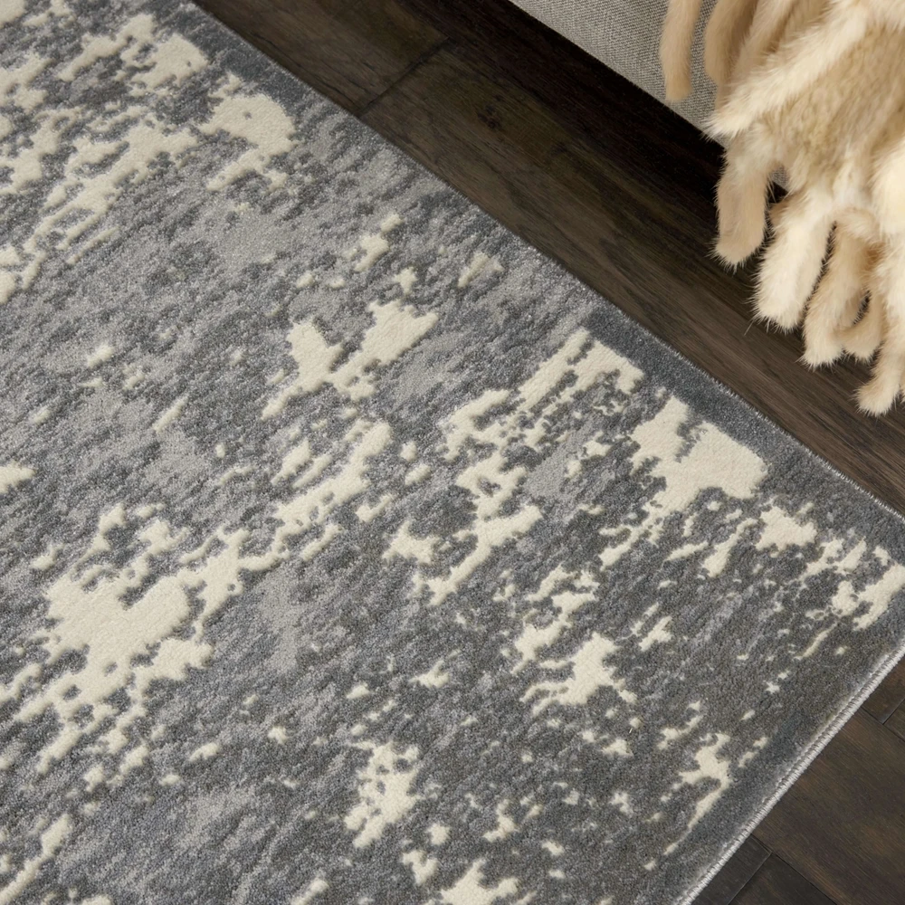 Kathy Ireland Sahara KI392 Ivory - Grey Area Rug 4 Kathy Ireland Sahara KI392 Ivory - Grey Area Rug - Image 2