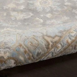 Kathy Ireland Grand Villa KI80 Silver Grey Area Rug -Kathy Ireland resize 90