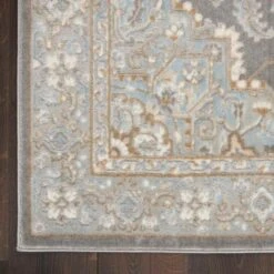 Kathy Ireland Grand Villa KI80 Silver Grey Area Rug -Kathy Ireland resize 91