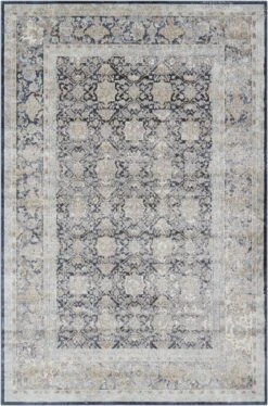 Kathy Ireland Ki25 Malta Mai09 Navy Area Rug
