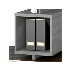 Kathy Ireland® Home By Bush Furniture Madison Avenue 60" Writing Desk, Modern Gray (MDS002MG) 10 Kathy Ireland® Home By Bush Furniture Madison Avenue 60" Writing Desk, Modern Gray (MDS002MG) -Kathy Ireland sp108326537 s7