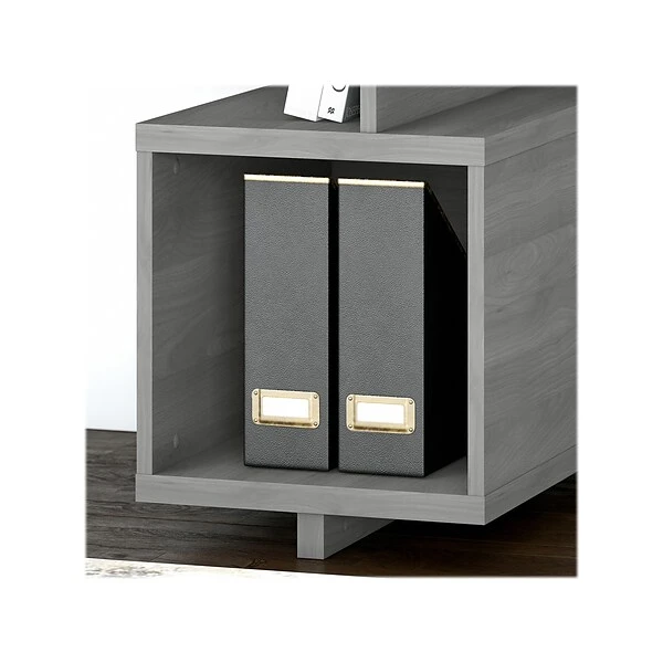 Kathy Ireland® Home By Bush Furniture Madison Avenue 60" Writing Desk, Modern Gray (MDS002MG) 4 Kathy Ireland® Home By Bush Furniture Madison Avenue 60" Writing Desk, Modern Gray (MDS002MG) - Image 2