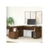 Kathy Ireland® Home By Bush Furniture Madison Avenue 60" L-Shaped Desk With Drawer And Storage, Modern Walnut (MDS001MW) -Kathy Ireland sp108409723 s7