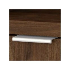 Kathy Ireland® Home By Bush Furniture Madison Avenue 60" L-Shaped Desk With Drawer And Storage, Modern Walnut (MDS001MW) -Kathy Ireland sp108409728 s7