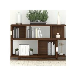 Kathy Ireland® Home By Bush Furniture Madison Avenue 47.17" X 13.7" Console Table With Storage, Modern Walnut (MDS015MW) -Kathy Ireland sp108494648 s7