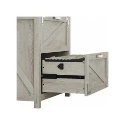 Kathy Ireland® Home By Bush Furniture 2-Drawer Lateral File Cabinet, Letter/Legal, Cottage White, 29" (CGF129CWH-03) 13 Kathy Ireland® Home By Bush Furniture 2-Drawer Lateral File Cabinet, Letter/Legal, Cottage White, 29" (CGF129CWH-03) -Kathy Ireland sp116167204 s7